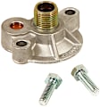 1272 Oil Filter Adapter - Natural, Aluminum, Direct Fit
