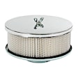 1490 Air Cleaner - Chrome, 6-1/2 Inch Dia. 3-1/4 Inch Height, Fits 2-5/16 Inch or 2-5/8 Inch Dia. Carb. Neck