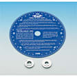 1570 Cam Degree Wheel, 7 Inch diameter, Blue 
