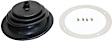 1651 Shift Boot - Black, Rubber, Small round boot with 5-1/2 Inch round trim ring.