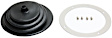 1651 Shift Boot - Black, Rubber, Small round boot with 5-1/2 Inch round trim ring.