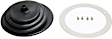 1651 Shift Boot - Black, Rubber, Small round boot with 5-1/2 Inch round trim ring.