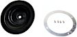 1651 Shift Boot - Black, Rubber, Small round boot with 5-1/2 Inch round trim ring.