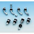 1957MRG Chrome Tire Valve Stems - Shorty with Screw-On Mounting - Fits Most Wheels with a Standard .453 Inch Valve Stem Hole
 