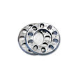2372 Wheel Spacer - Aluminum, Universal, 7/16 Inch Thick, 5 lug 4 1/2 Inch Bolt Circle