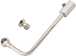 29883 Carburetor Fuel Feed Line - Chrome, Steel, May Require Minor Modification