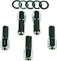 4303G Competition Open End Style Lug Nuts - Set Of 5, 1/2-20, Length 2-1/4 Inch, Hex Size 13/16 Inch, Shank Length 1-3/8 Inch, Shank Dia. .680 Inch
