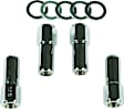 4305 Competition Open End Style Lug Nuts - Set Of 5, 1/2-20, Length 1-15/16 Inch, Hex Size 13/16 Inch, Shank Dia. .680 Inch, Shank Length 1.00 Inch