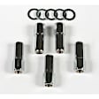 4305 Competition Open End Style Lug Nuts - Set Of 5, 1/2-20, Length 1-15/16 Inch, Hex Size 13/16 Inch, Shank Dia. .680 Inch, Shank Length 1.00 Inch