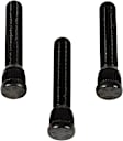 4311 Competition Wheel Stud, Press-In, 1/2-20 x 2-7/8 In. Long, Stud Knurl Dia. .660 In. Hole Dia..641 In. Grade-8 Steel, Black Oxide Finish, Set Of 10.
