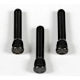 4311 Competition Wheel Stud, Press-In, 1/2-20 x 2-7/8 In. Long, Stud Knurl Dia. .660 In. Hole Dia..641 In. Grade-8 Steel, Black Oxide Finish, Set Of 10.