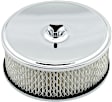 4346 Air Filter Assembly - Chrome - 6-1/2 Inch x 2-7/16 Inch, Fits 2,3 or 4-Barrel Carburetors with 5-1/8 Inch Neck