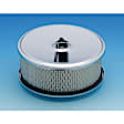 4346 Air Filter Assembly - Chrome - 6-1/2 Inch x 2-7/16 Inch, Fits 2,3 or 4-Barrel Carburetors with 5-1/8 Inch Neck