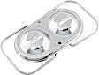 5273 Brake Master Cylinder Cover - Chrome, Steel, Universal
