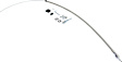 5657 Universal, Throttle Cable Kit - Stainless Steel Braided, Adjustable and cuts to length. 36 Inch cable with 24 Inch sleeve.