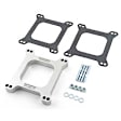 6005 Carburetor Spacer - 1 Inch - Aluminum, Fits Standard Edelbrock, Demon, Carter, Holley 4150 4160