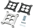 6006 Carburetor Spacer Kit - 1 Inch Ported Center, This Die-Cast Aluminum Carburetor Spacer Kit Fits Holley & Carter with a 1 Inch Ported Center.