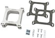 6007 Carburetor Spacer Kit - Open Center - Aluminum - 2 Inch, This Die-Cast Aluminum Carburetor Spacer Kit Fits Holley & Carter Carburetors with Standard Bolt Patterns with a 2 Inch Open Center.