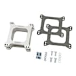 6007 Carburetor Spacer Kit - Open Center - Aluminum - 2 Inch, This Die-Cast Aluminum Carburetor Spacer Kit Fits Holley & Carter Carburetors with Standard Bolt Patterns with a 2 Inch Open Center.