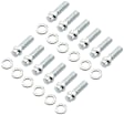 6091 Intake Manifold Bolt Set - Zinc, Steel, Direct Fit