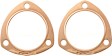 7177C Copper Seal Collector Gaskets -Pair, Fits 3 Inch Diameter 3-Bolt Round Header Collectors
