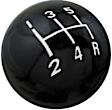 9626 Shifter Knob - 5-Speed - Black, Fits Shifters with 3/8-20 UNC Threads
