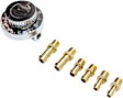 9710 Adjustable Fuel Pressure Regulator 1-6 Psi, Up to 400HP 