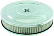 9798 Air Cleaner -10 Inch x 2 Inch Chrome, Fits 2-Barrel Carburetors with 2-5/8 Inch or 3-1/16 Inch Neck