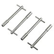 9820 Valve Cover T Wing Bolts - 1/4-20 x 5 Inch - Chrome Plated, Fits Chevrolet 262-400 Gen I Small Block & Chevrolet 396-454 Big Block