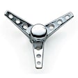 9868 Air Cleaner Wing Nut - Tri-Bar - Chrome, 1/4-20 Thread