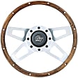 405 Steering Wheel - Walnut, Standard, Universal, Sold individually