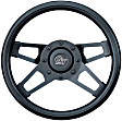 414 Steering Wheel - Black, Standard, Universal, Sold individually