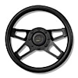 414 Steering Wheel - Black, Standard, Universal, Sold individually