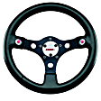 673 Steering Wheel - Black, Standard, Universal, Sold individually