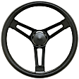 675 Steering Wheel - Black, Standard, Universal, Sold individually, Mounting Kit Sold Separately