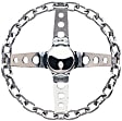 740 Steering Wheel - Chrome, Standard, Universal, Sold individually
