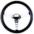 831 Steering Wheel - Black, Standard, Universal, Sold individually