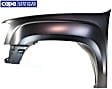 Front, Driver Side Fender, Primed, CAPA Certified