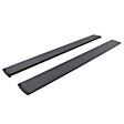 20404580PC Running Boards, Textured Black, Aluminum, Extended Cab Pickup, DIESEL/GAS, E-BOARD E1 Electric Series