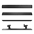 20404580T Running Boards, Protective Bedliner Coating, Aluminum, Extended Cab Pickup, DIESEL/GAS, E-BOARD E1 Electric Series