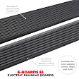20404580T Running Boards, Protective Bedliner Coating, Aluminum, Extended Cab Pickup, DIESEL/GAS, E-BOARD E1 Electric Series