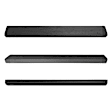 20451687PC Running Boards, Textured Black, Aluminum, 4-Door, Crew Cab Pickup, E-BOARD E1 Electric Series