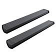 20451687PC Running Boards, Textured Black, Aluminum, 4-Door, Crew Cab Pickup, E-BOARD E1 Electric Series