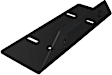 23200T Winch Plate - Powdercoated Textured Black, Steel, Direct Fit