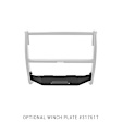 3176T Grille Guard, Textured Black Steel