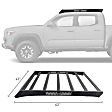 5933000T Roof Rack - Powdercoated Textured Black, Aluminum