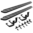 6340488020PC Running Boards, Powdercoated Textured Black, Steel, Extended Cab Pickup, RB10 Series