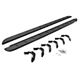 63412680ST Running Boards, Protective Bedliner Coating, Steel, 4-Door, Extended Cab Pickup, RB10 Slim Line Series