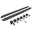 63415587ST Running Boards, Protective Bedliner Coating, Steel, 4-Door, Crew Cab Pickup, RB10 Slim Line Series