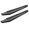 6940488020PC Running Boards, Textured Black, Galvanized Steel, 7.5 in. Taperedin Width, Includes Brackets, Extended Cab Pickup, RB20 Series